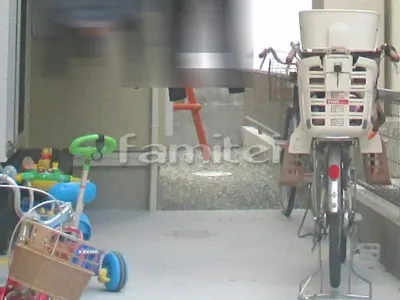 犬走り 防犯砂利敷き バラス砕石 防草シート加工