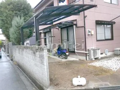 カーポート プライスポート 1台用(単棟) R型アール屋根