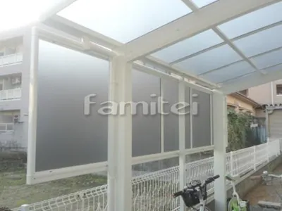 自転車置場 目隠しパネル(前面 正面) プライスポートミニ用