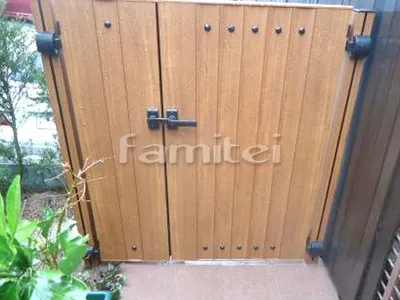 玄関門扉 YKKAP ルシアスBM02型 08-04-14 親子両開き