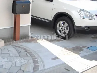 駐車場ガレージ床 土間コンクリート レンガ ユニソン ミルドブリック ミルブラウン ミルベージュ