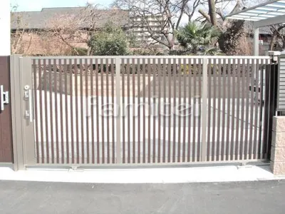 駐車場引戸門扉 LIXILリクシル エススライドC型 35-14 TOEXトエックス スライドドア