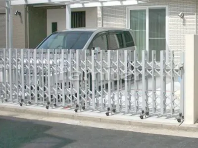 伸縮門扉 LIXILリクシル アルシャイン2 HW型Aタイプ フラットレール 両