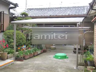 洗濯干し屋根 YKKAP ヴェクターテラス屋根(ベクター) 1階用 F型フラット屋根