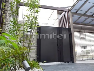 玄関門扉 LIXILリクシル プレミエスM-GA型 05・09-16 親子両開き TOEXトエックス