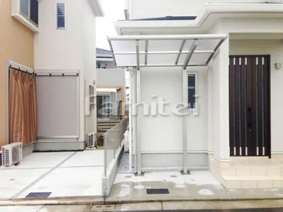 自転車バイク屋根  プライスポートミニ 駐輪場屋根 サイクルポート R型アール屋根