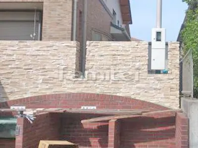 デザイン目隠し塀 壁タイル貼り ニッタイ工業 マジカルライトストーン PLシリーズ