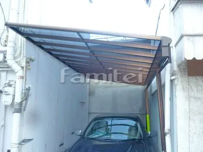 駐車場屋根 YKKAP ヴェクターテラス屋根(ベクター) 1階用 F型フラット屋根