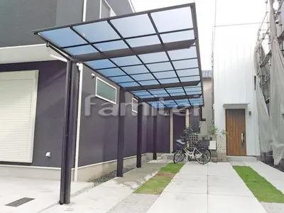 カーポート LIXILリクシル ネスカF 縦2台用(縦連棟) F型フラット屋根