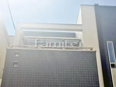 柱なしベランダ屋根 YKKAP ヴェクターテラス屋根(ベクター) 2階用 F型フラット屋根 可動式物干し