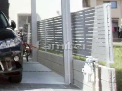 目隠しフェンス塀 LIXILリクシル プレスタ7Y型 TOEXトエックス 化粧ブロック ユニソン ジャスティ