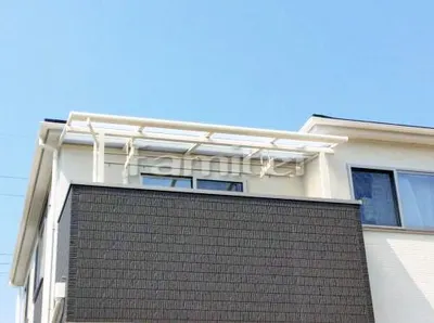 ベランダ屋根 LIXILリクシル ライザーテラス2(スピーネ) TOSTEMトステム 2階用 F型フラット屋根 物干し