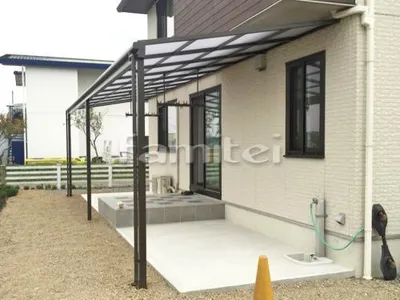 洗濯干し屋根 LIXILリクシル サンクテラス屋根2(スピーネ) TOEXトエックス 1階用 F型フラット屋根 物干し