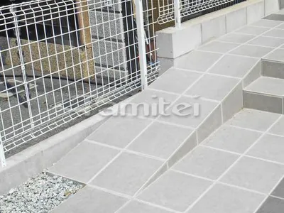 スロープ バリアフリー 段差ステップ解消 床タイル貼り アイコットリョーワ マディソン300角 MD-300M-86