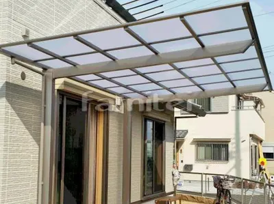 カーポート LIXILリクシル ネスカF 1台用(単棟) F型フラット屋根