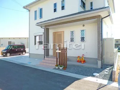 新築ナチュラル オープン外構