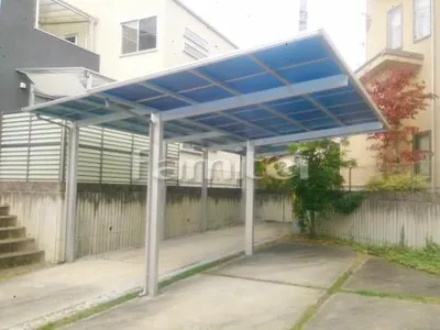 カーポート YKKAP エフルージュグラン 1台用(単棟) F型フラット屋根