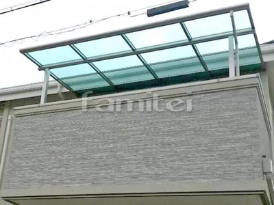 ベランダ屋根 フラットテラス屋根 2階用 F型