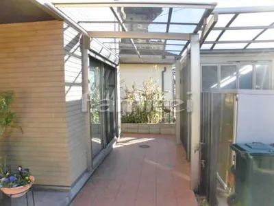 雨除け屋根 LIXILリクシル フーゴF F型フラット屋根 サイクルポート