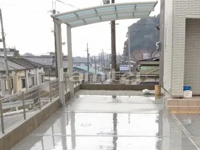 カーポート プライスポート 1台用(単棟) R型アール屋根