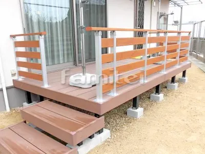 デッキフェンス 三協アルミ マイリッシュ4型 ひとと木用