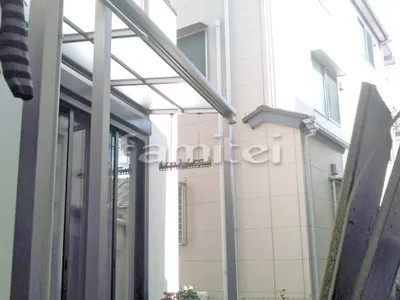 洗濯干し屋根 フラットテラス屋根 1階用 F型 物干し