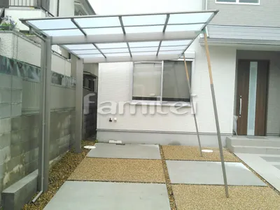 カーポート LIXILリクシル ネスカF 1台用(単棟) F型フラット屋根