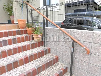 玄関アプローチ階段手摺り(手すり) LIXILリクシル グリップライン TOEXトエックス