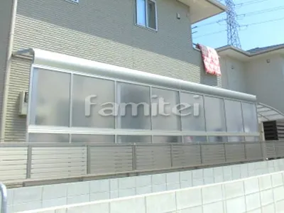 洗濯干し場 隙間カバー 目隠しパネル高さ調節