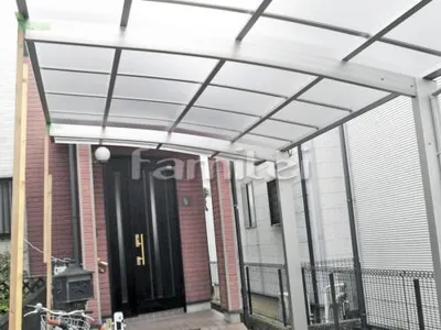 カーポート プライスポート 1台用(単棟) R型アール屋根