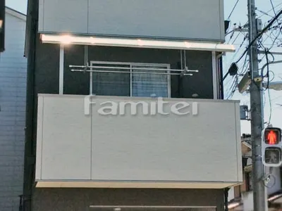 ベランダ屋根 LIXILリクシル スピーネ 2階用 R型アール屋根 物干し