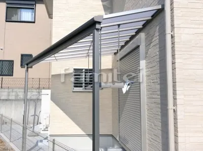 洗濯干し屋根 LIXILリクシル スピーネ 1階用 F型フラット屋根 特殊加工 斜めカット 物干し