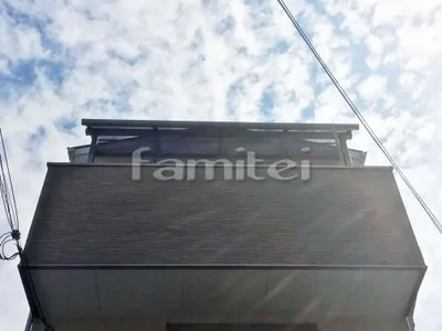 ベランダ屋根 三協アルミ メニーウェルAテラス屋根 3階用 R型アール屋根 物干し