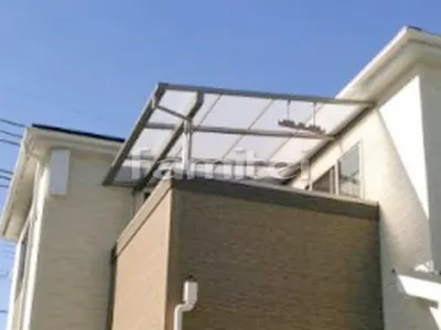 ベランダ屋根 LIXILリクシル スピーネ 2階用 F型フラット屋根 物干し