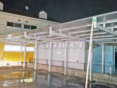 カーポート 三協アルミ ニューマイリッシュ 縦2台用(縦連棟) F型フラット屋根