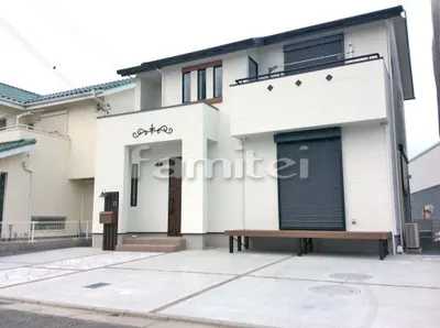 新築ナチュラル オープン外構