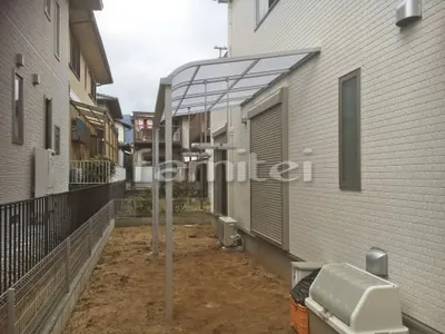 雨除け屋根 LIXILリクシル スピーネ 1階用 R型アール屋根 物干し