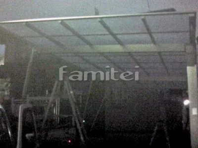 カーポート LIXILリクシル ネスカF 縦1.5台用(1台+延長 縦連棟) F型フラット屋根