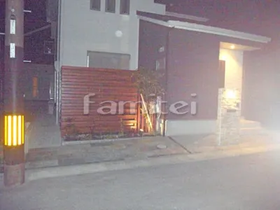 新築シンプル オープン外構