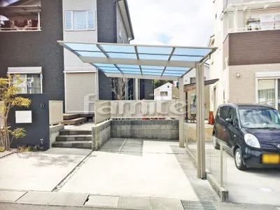 カーポート LIXILリクシル ネスカF 1台用(単棟) F型フラット屋根