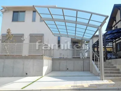 駐車場ガレージ床 土間コンクリート 本物そっくり人工芝目地