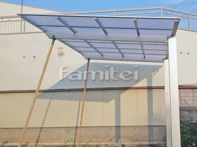 カーポート LIXILリクシル ネスカF 1台用(単棟) F型フラット屋根