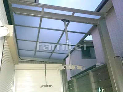 洗濯干し屋根 LIXILリクシル 独立式フーゴF 1階用 F型フラット屋根 隙間ふさぎ材 物干し