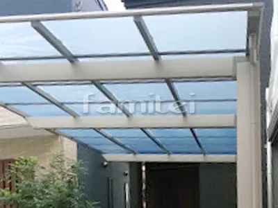 カーポート LIXILリクシル ネスカF 縦1.5台用(1台+延長 縦連棟) F型フラット屋根