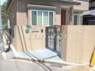 新築ナチュラル クローズ外構