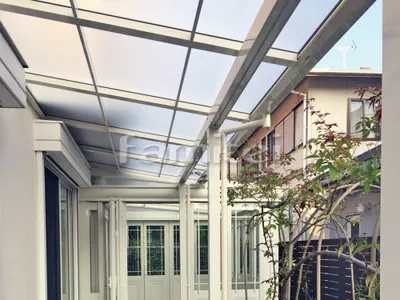 雨除け屋根 LIXILリクシル スピーネ 1階用 F型フラット屋根