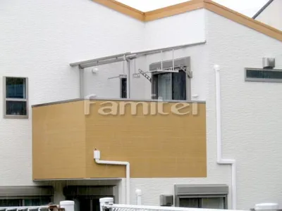 ベランダ屋根 YKKAP ヴェクターテラス屋根(ベクター) 2階用 F型フラット屋根 物干し