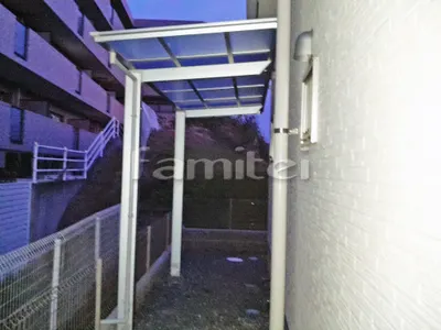 洗濯干し屋根 LIXILリクシル 独立式フーゴF 1階用 F型フラット屋根