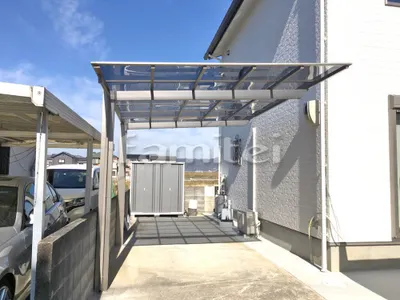 カーポート LIXILリクシル ネスカF 1台用(単棟) F型フラット屋根