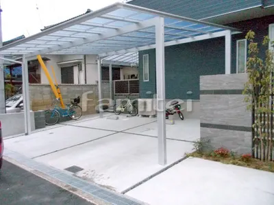 新築シンプル オープン外構